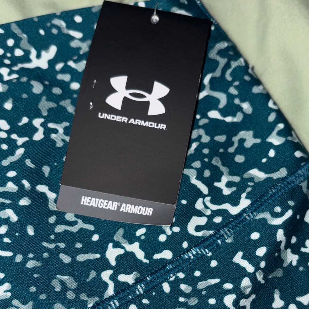 Under Armour Teal and White Speckled Performance Jeggings - Picture 3 of 9